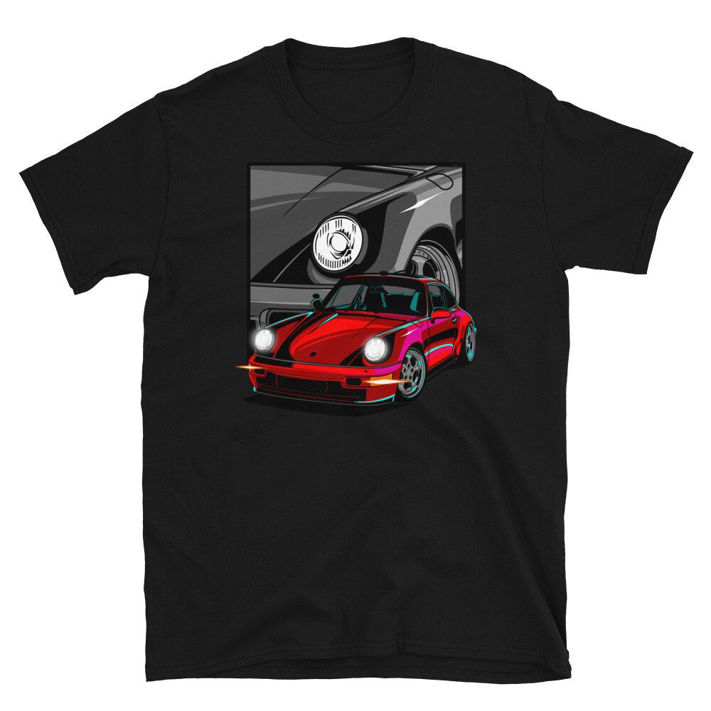 Iconic Euro 964 993 930 Aircooled Car T-Shirt