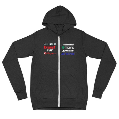 Racer Baby Sponsors Zip Hoodie