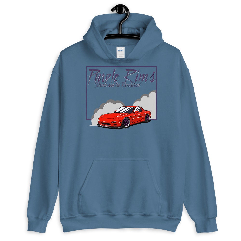 Purple Rims RX7 Hoodie