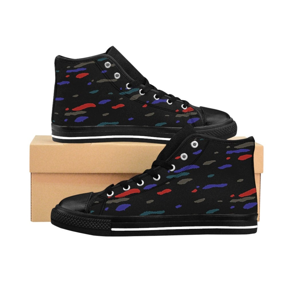 Race Confetti Men's High-top Sneakers