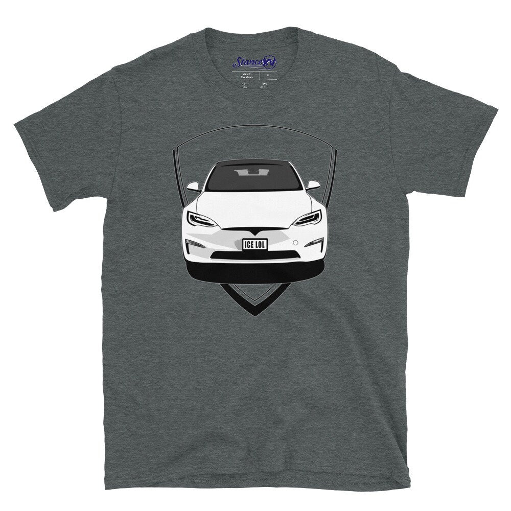 EV Electric Vehicle Short-Sleeve Unisex T-Shirt