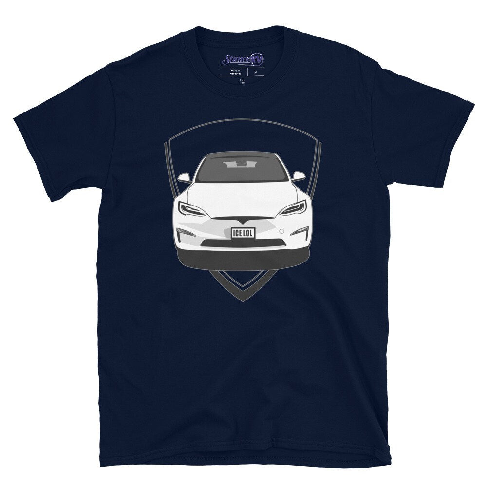 EV Electric Vehicle Short-Sleeve Unisex T-Shirt