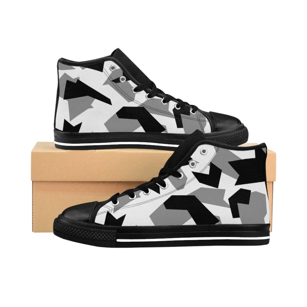 Digi Camo Men's High-top Sneakers