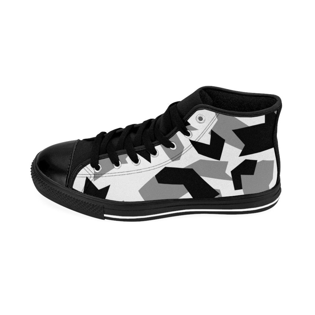 Digi Camo Men's High-top Sneakers