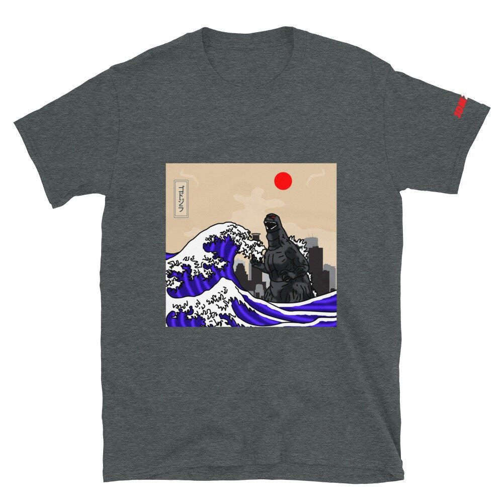 JDM ZILLA Tsunami Kaiju Short-Sleeve Unisex T-Shirt