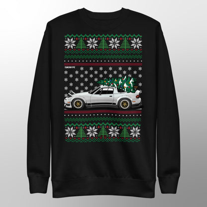 Ugly Christmas Hoodie - Mazda Miata - Youth