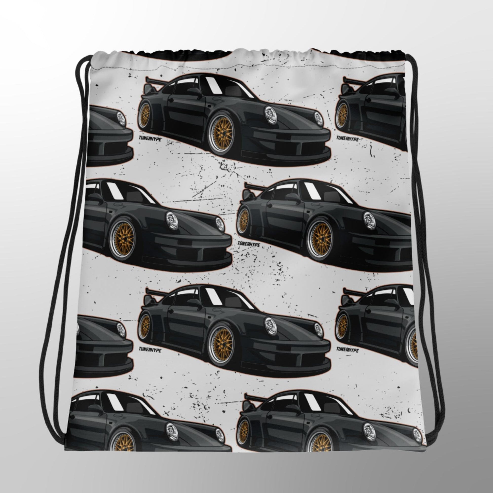 Porsche 911 964 Drawstring Bag - Limited Edition Dark Grey