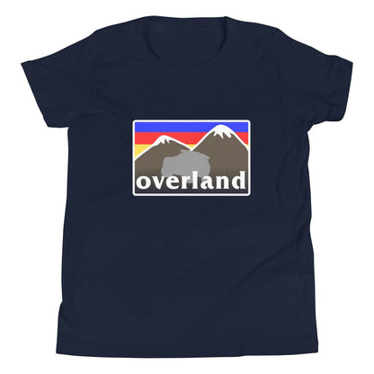 Outdoors Overland SUV Off-Road Youth Short Sleeve T-Shirt