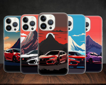 Чехол для iPhone 13, 14, 15 JDM Eclipse | Pro, Pro Max, Plus, Mini