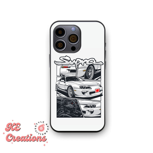 JDM Supra Custom iPhone 13, 14, 15 Case | Pro, Pro Max, Plus, Mini