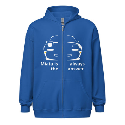 Always The Answer Zip Hoodie