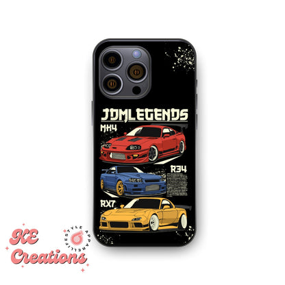 Чехол для iPhone 13, 14, 15 JDM Eclipse | Pro, Pro Max, Plus, Mini