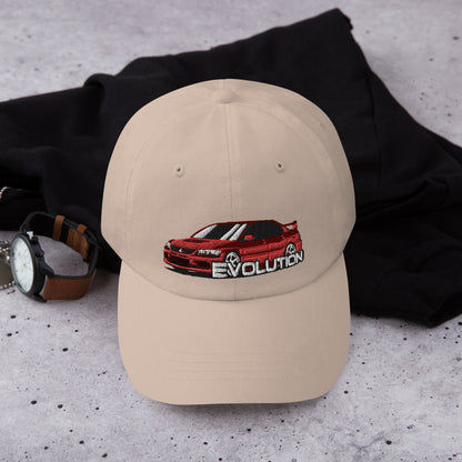 Embroidered Mitsubishi Evo Hat