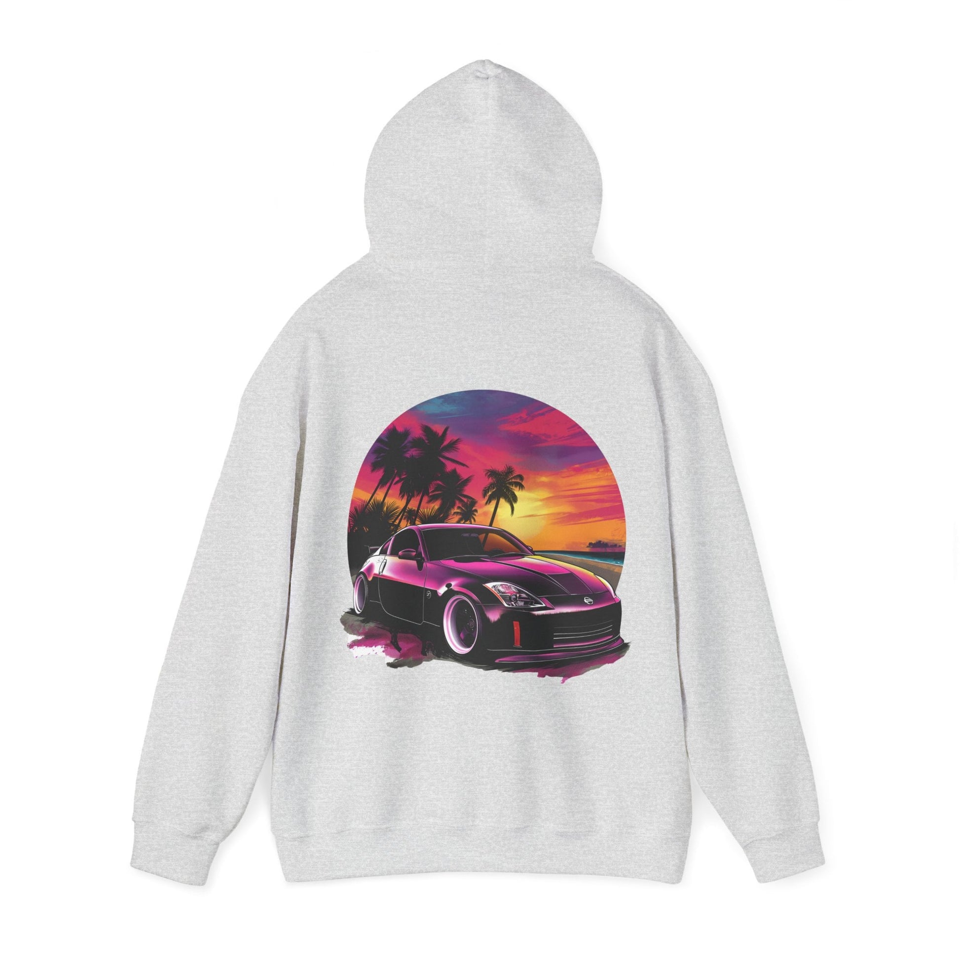 Nissan 350z Hoodie | Neon Sunset | Vibrant Hoodie | Graphic Hoodie | Gift For Him