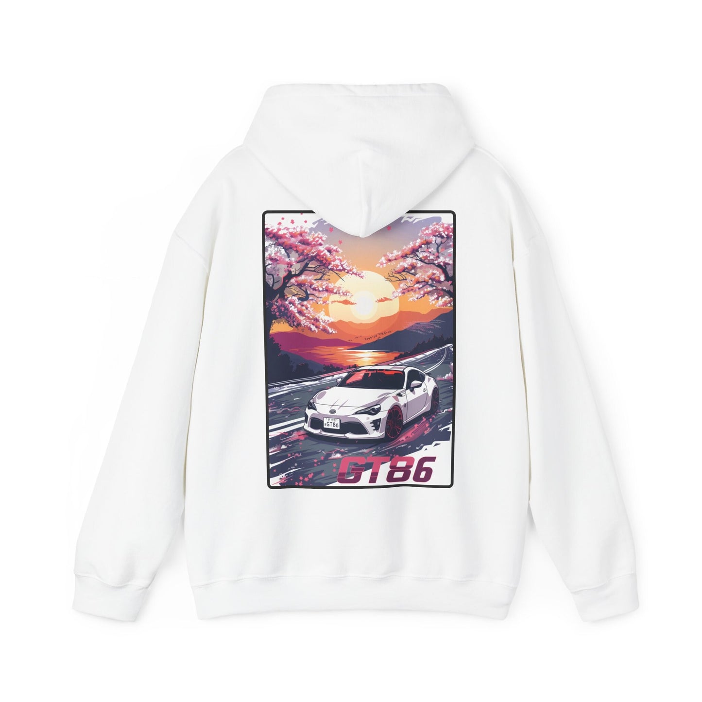 Toyota GT86 Hoodie Sunset Design Graphic Hoodie Jdm Style Gift For Him Gift Ideas