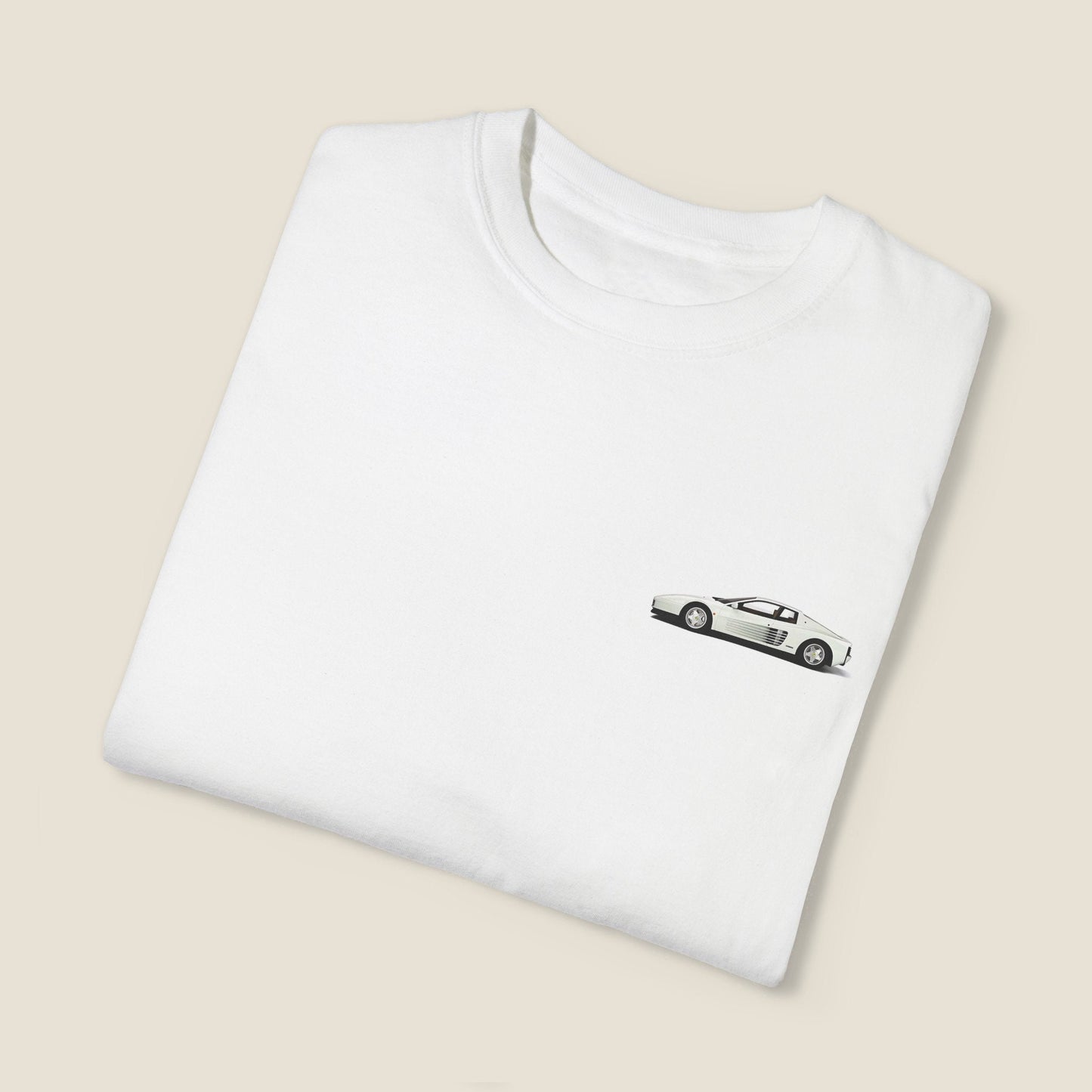 Classic Ferrari Testarossa V12 T-Shirt - Premium Car Enthusiast Tee