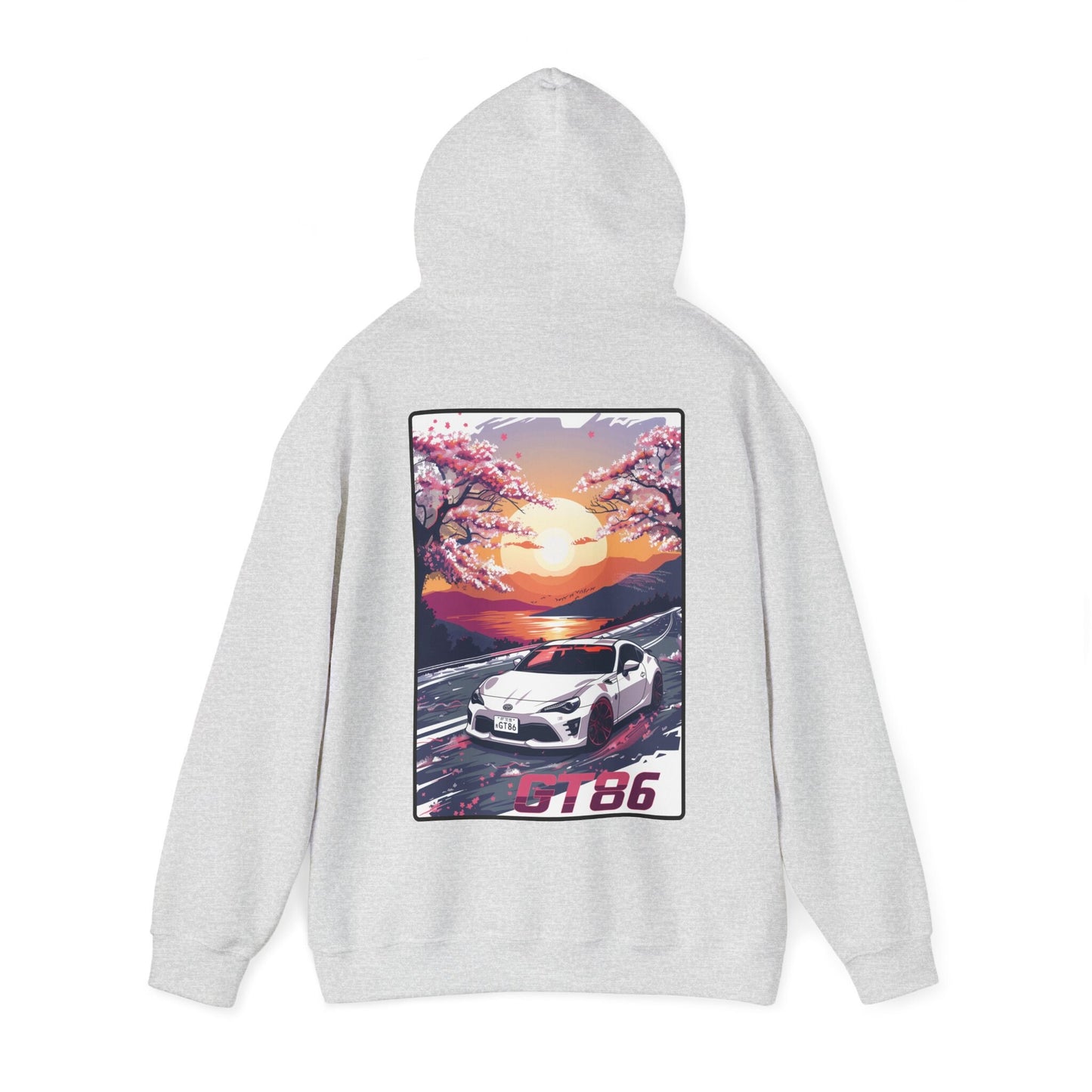 Toyota GT86 Hoodie Sunset Design Graphic Hoodie Jdm Style Gift For Him Gift Ideas