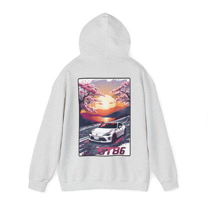 Toyota GT86 Hoodie Sunset Design Graphic Hoodie Jdm Style Gift For Him Gift Ideas