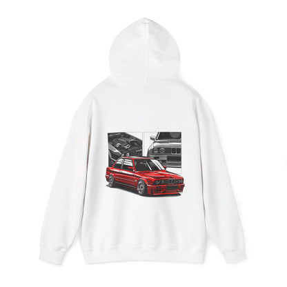 BMW M3 RED E30 Unisex Heavy Blend Hoodie