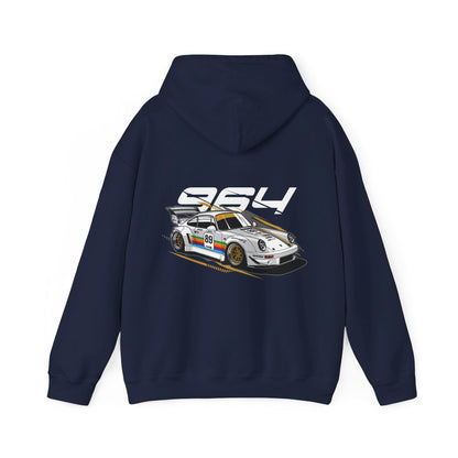 WHITE RACING 964 Unisex Heavy Blend Hoodie