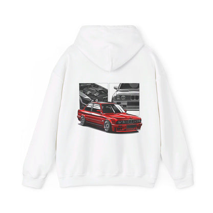 BMW M3 RED E30 Unisex Heavy Blend Hoodie