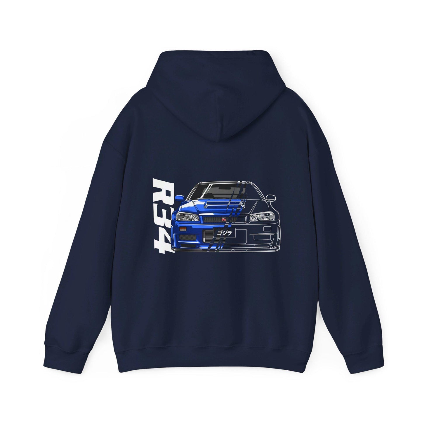 R34 POWER FRONT Unisex Heavy Blend Hoodie