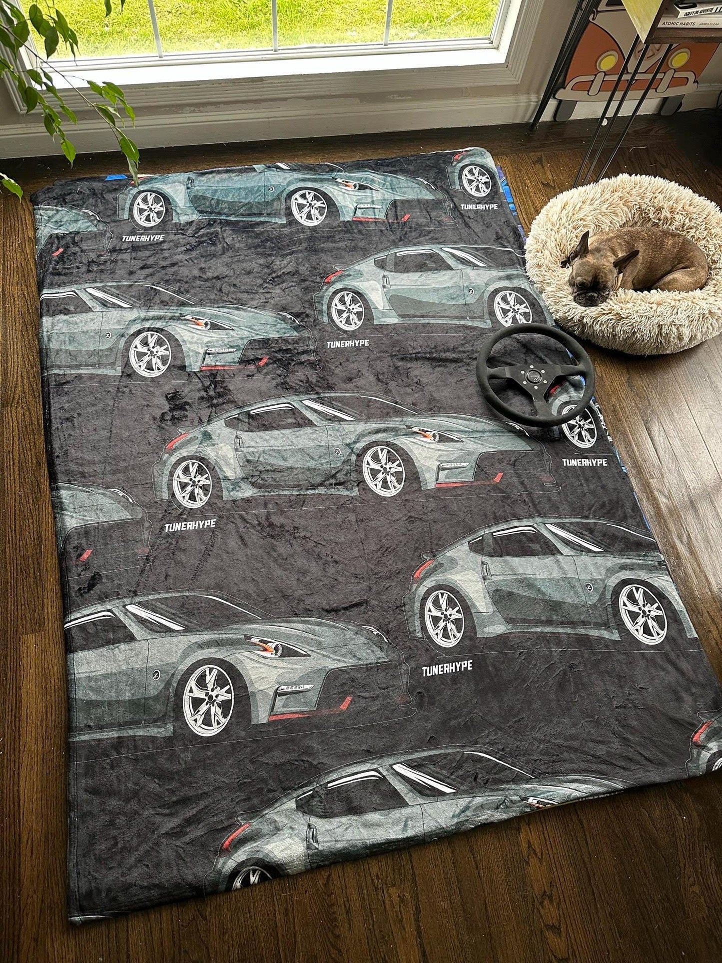 Ugly Christmas Blanket - BMW E90 M3 - Ugly Xmas Sweater, Car Guy Holiday Gift, Funny Christmas Gift, Ugly Christmas Sweater, BMW Gift