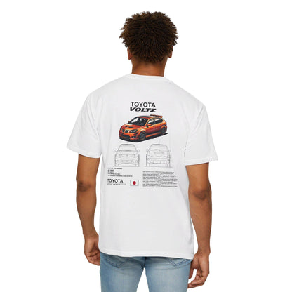 Toyota Voltz Spec Tee - Boosted Gear Co, JDM Hatchback Shirt, Cool Unisex Tee, Casual Car Top, Unique Graphic Automotive Apparel