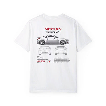 Nissan 350Z Spec Shirt - Boosted Gear Co, JDM Performance Tee, Cool Unisex Top, Casual Car Shirt, Unique Graphic Racer Apparel