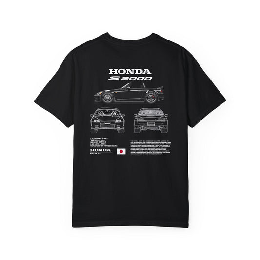 Honda S2000 Spec Tee - Boosted Gear Co Unisex T-shirt, JDM Classic Shirt, Cool Automotive Apparel, Casual Car Top